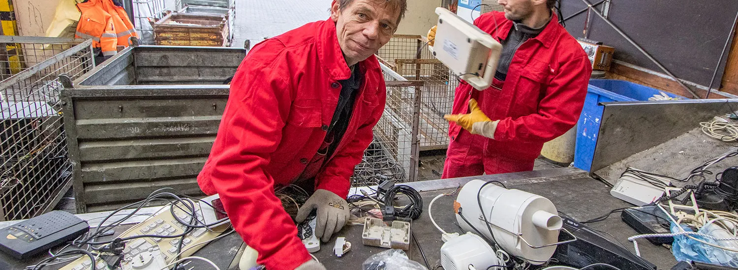 Sortierung der Elektrogeräte